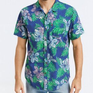 Pre-Loved Levi's XL Men's 100% Cotton Casual Button Down Denim Tropical Shirt
